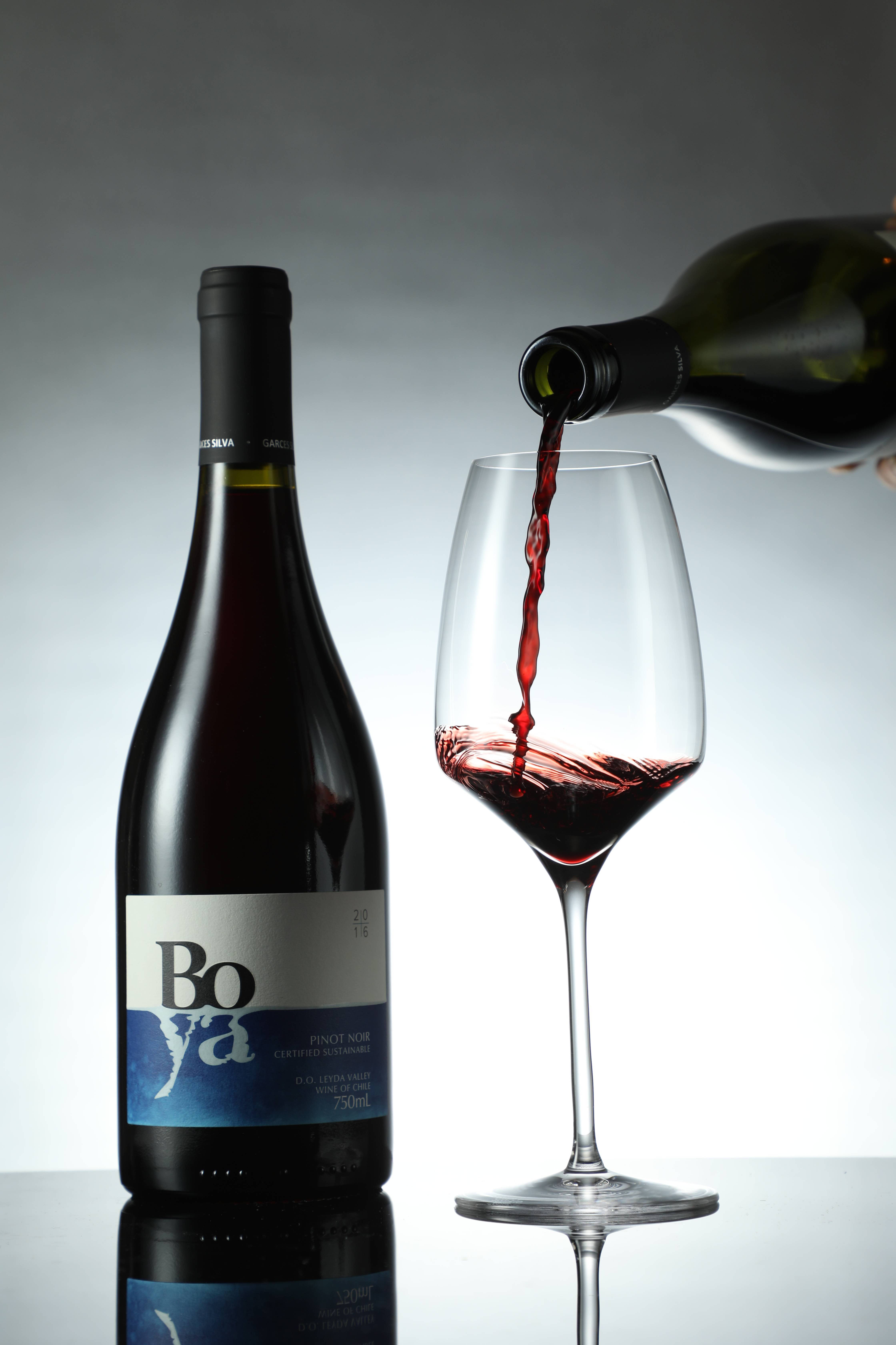 智利「Garcés Silva」酒莊的「Boya Pinot Noir, Leyda Valley, Chile」，有鹹鹹葡萄柚氣息。（Super Bar隨機供應酒款）