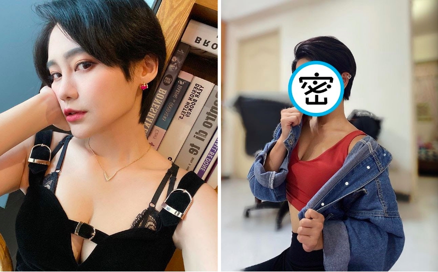 正妹健身教練因長相激似民進黨立委賴品妤，衰遭網友出征。（翻攝自賴品妤、巴奈IG）