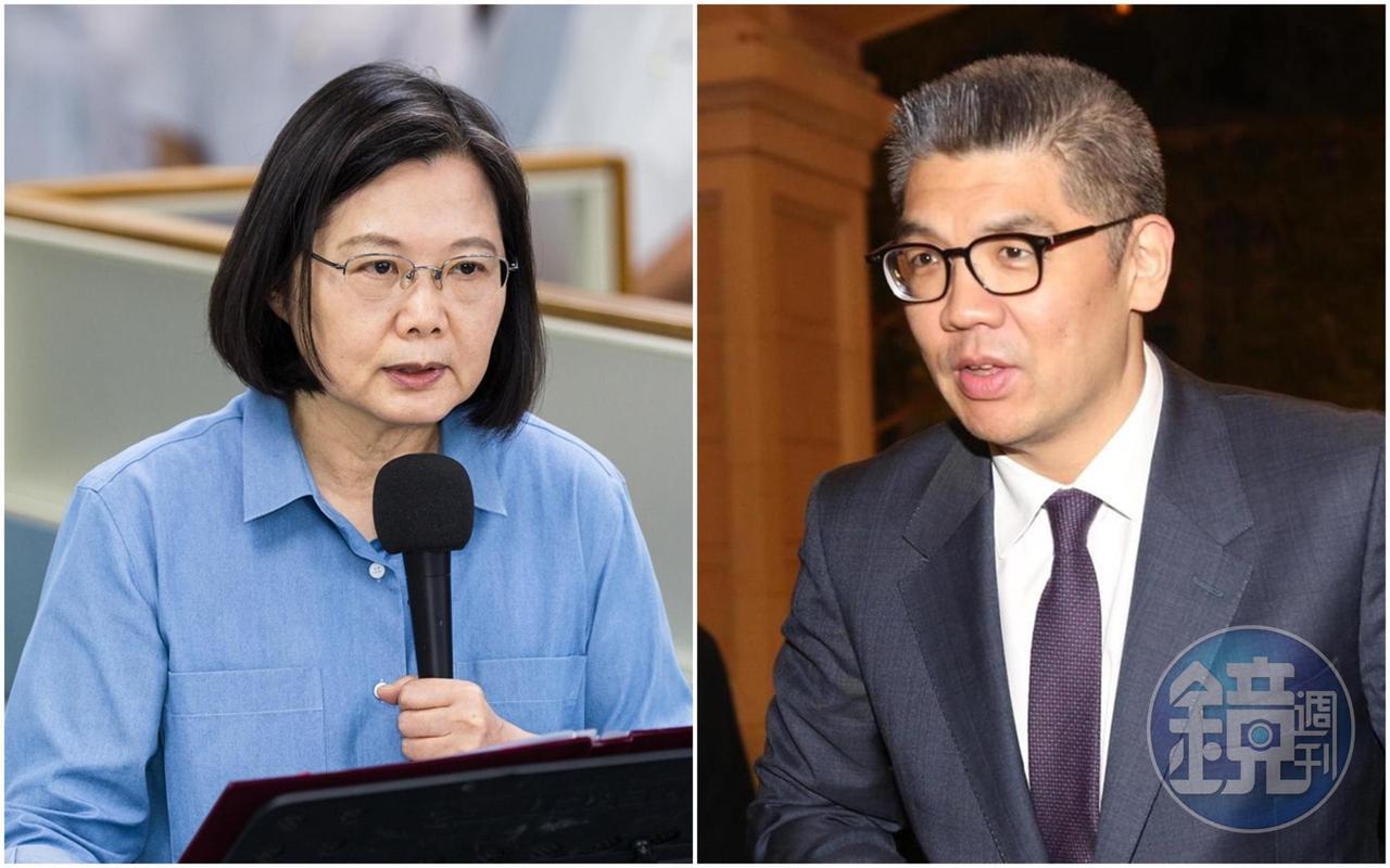 連勝文(右)認為蔡英文(左)及民進黨已把台灣帶進一個兵凶戰危,「也可能是自823砲戰來最危險的時刻!」(本刊資料照)