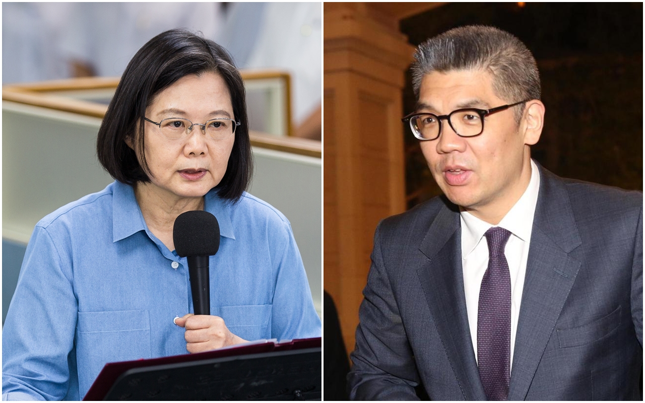 連勝文（右）認為蔡英文（左）及民進黨已把台灣帶進一個兵凶戰危，「也可能是自823砲戰來最危險的時刻！」（本刊資料照）