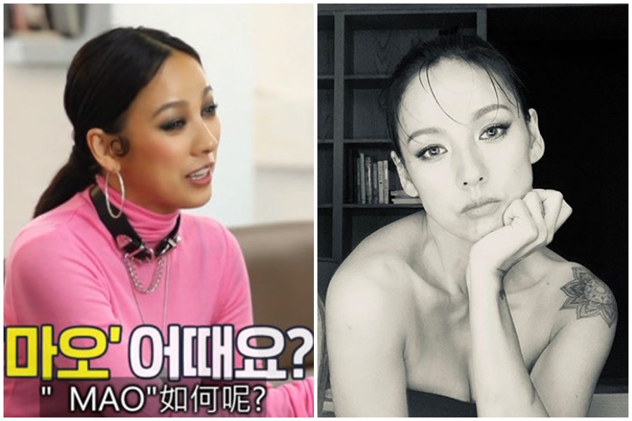 韓國性感天后李孝利在節目上要取藝名，卻引來中國網友出征留言洗版。（翻攝自《玩什麼好呢？》影片截圖／hyoleehyolee Instagram）