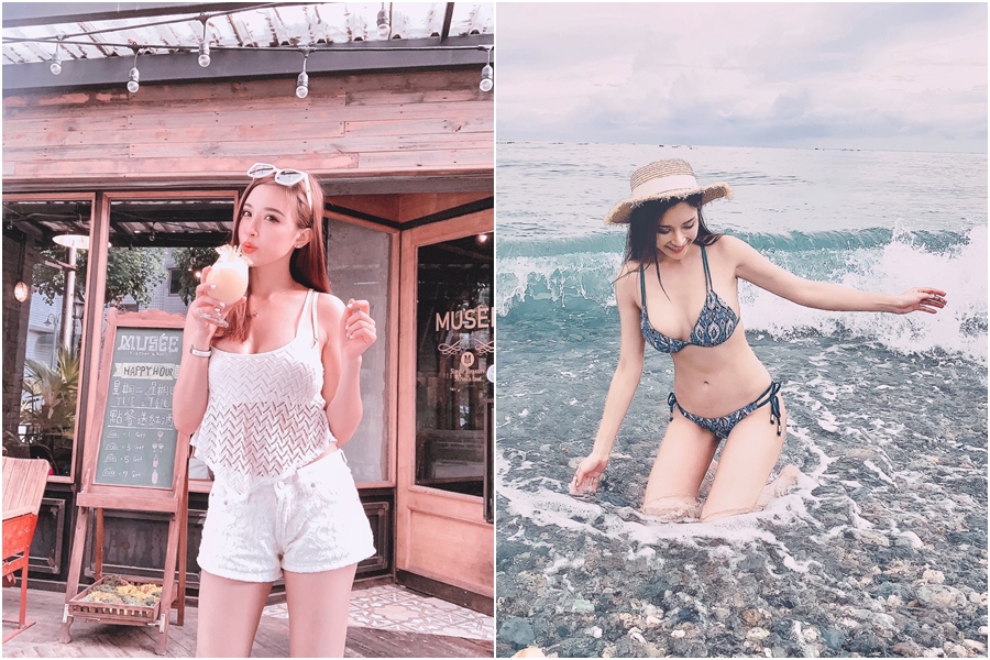 小漾氣質清新甜美擁有大批粉絲追隨，她時常在社交軟體上，曬出性感姣好身材。（Up直播提供）