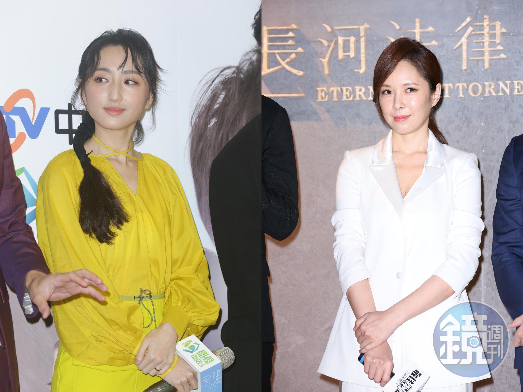 柯佳嬿(左)和天心(右)是金鐘常客,今年再度對頭展開 廝殺。(本刊資料照)