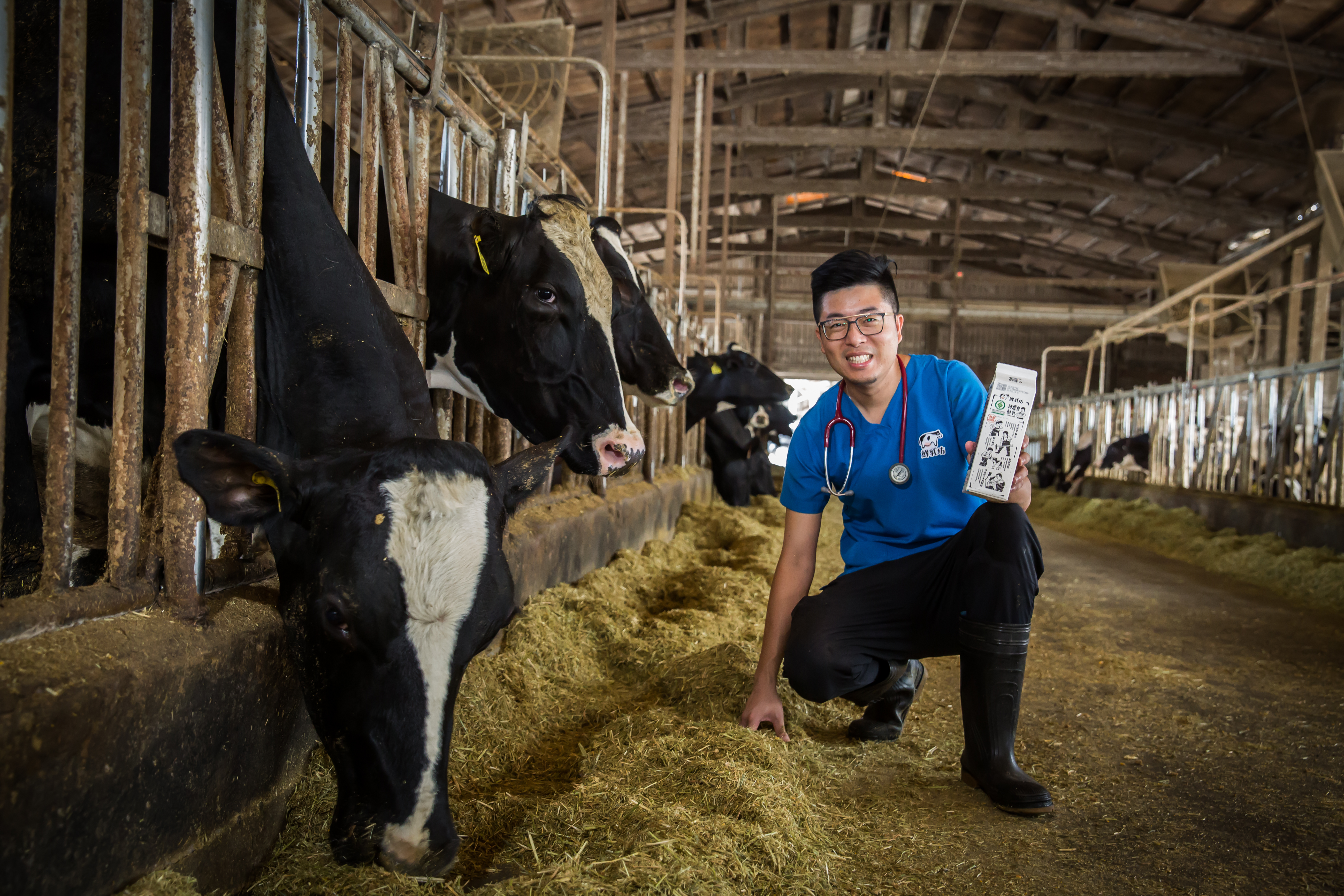 一場食安風暴，讓乳牛獸醫師龔建嘉發起白色革命，創立鮮乳坊。