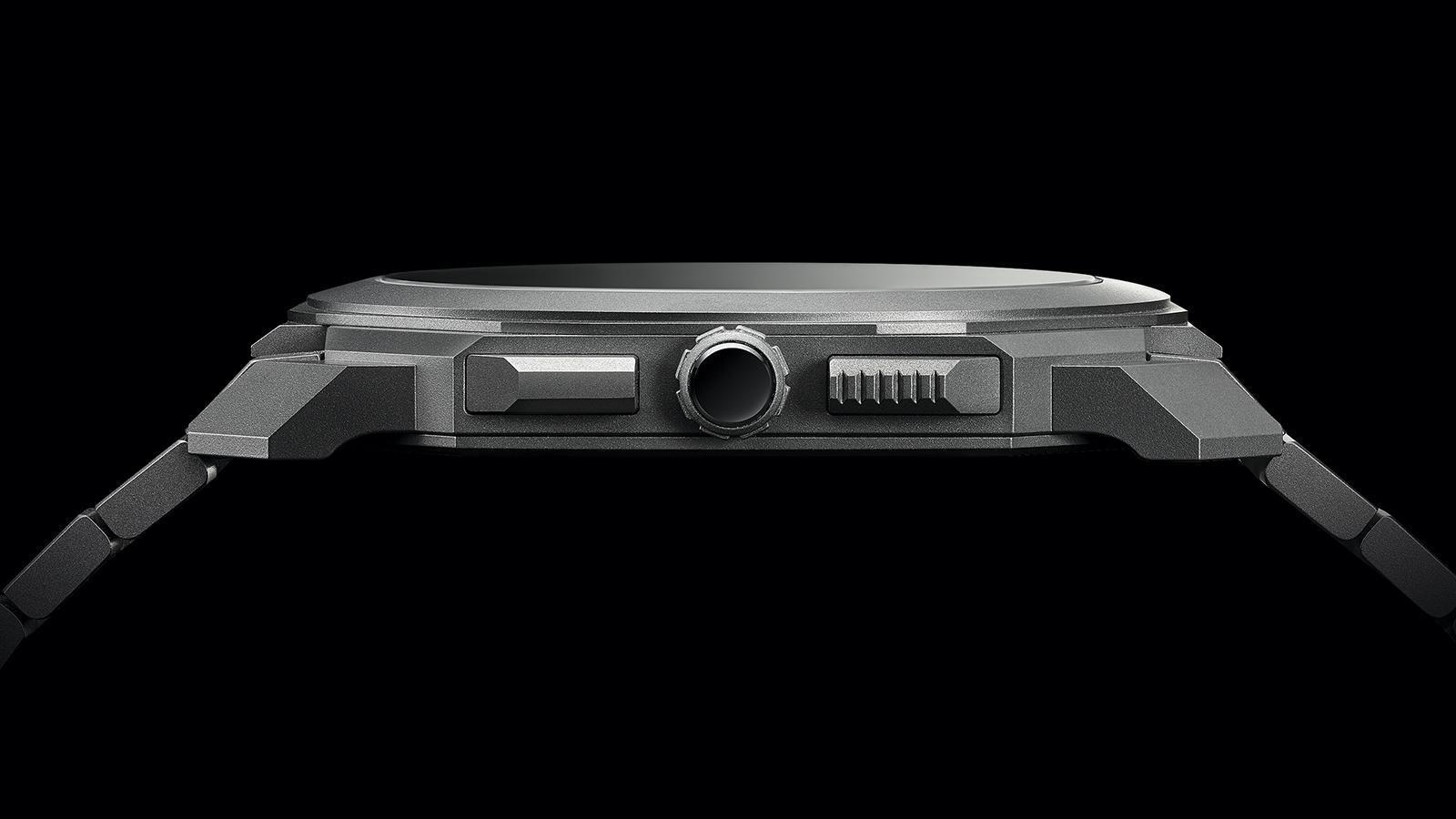  Octo Finissimo這次的鏤空陀飛輪計時，錶殼厚度只有7.4mm，大概相當於六張信用卡疊放的厚度，以陀飛輪加上計時的功能來說，真的是滿不可思議的薄。