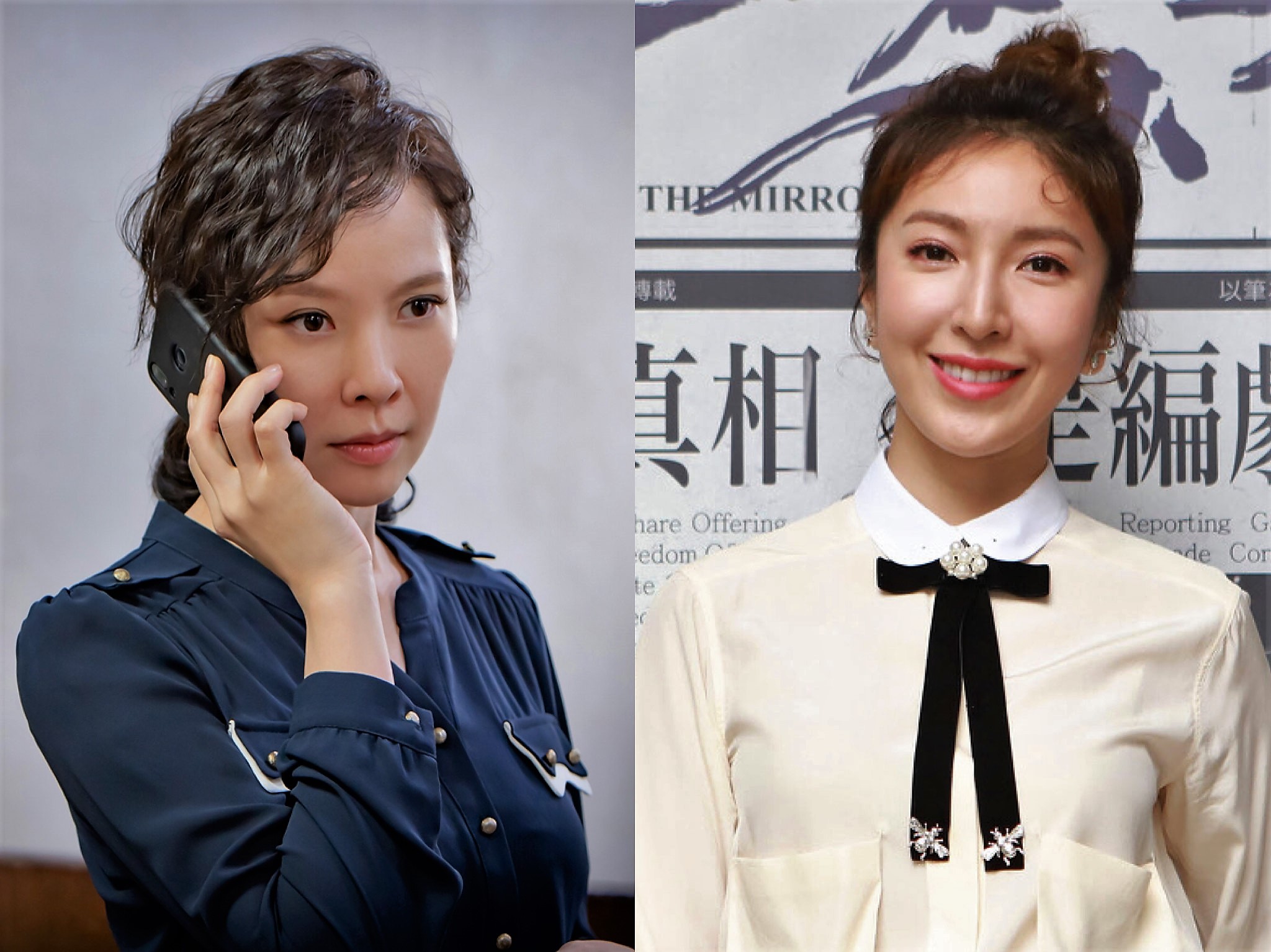 天心與楊謹華將在本屆金鐘獎爭奪視后頭銜。（中天、民視提供）