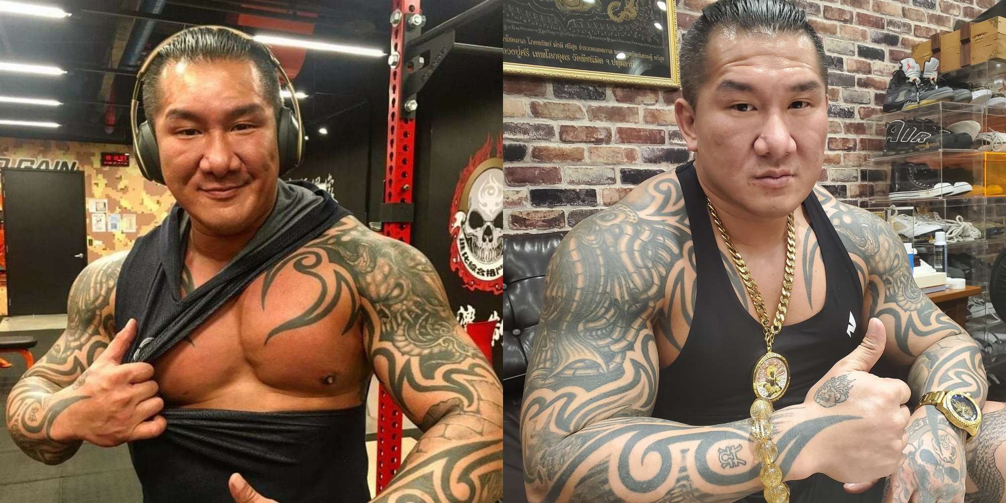 有網友分析館長接下來至少3個月不能健身，這可能會讓他的體脂暴增，無法維持現在的身材。（翻攝自飆捍粉絲頁）