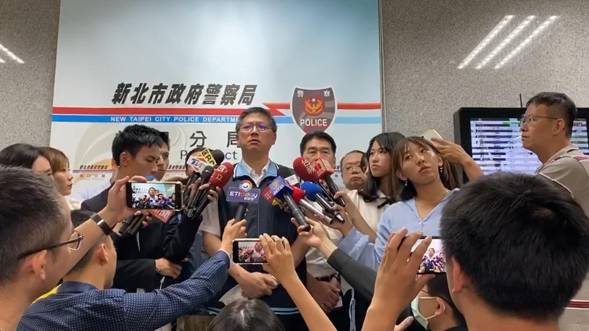 新北市刑大大隊長黃壬聰表示「目前沒有發現幕後主使人」。(警方提供)