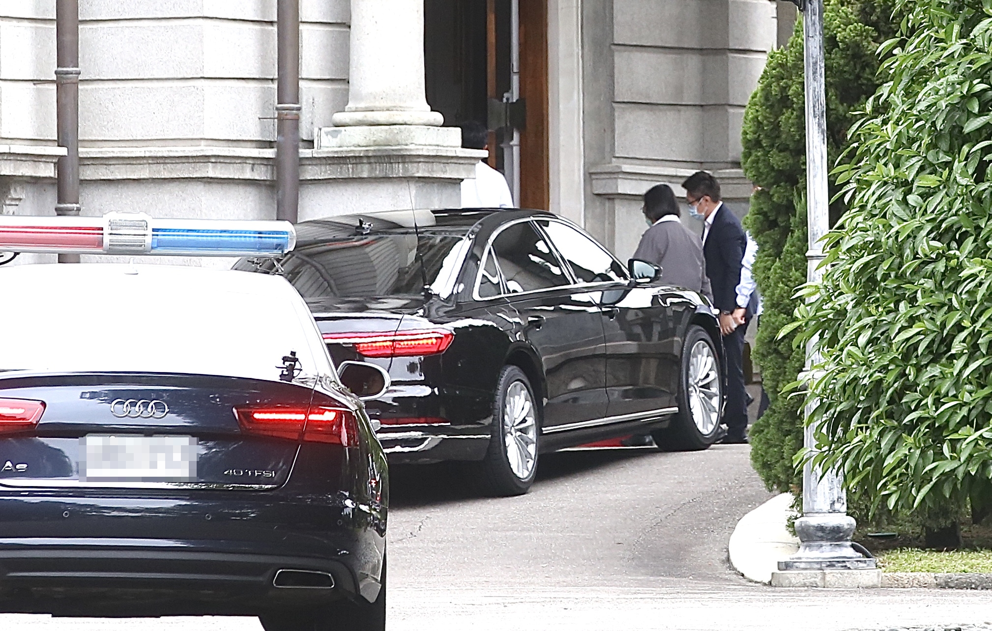 總統蔡英文今午出席與綠委餐敘。