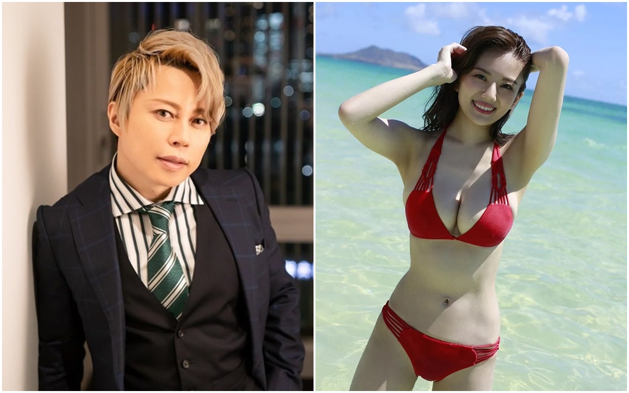 西川貴教（左）在母親忌日宣布再婚，新婚妻疑似是E罩杯美女前主播伊東紗治子（右）。（翻攝自日本雅虎）