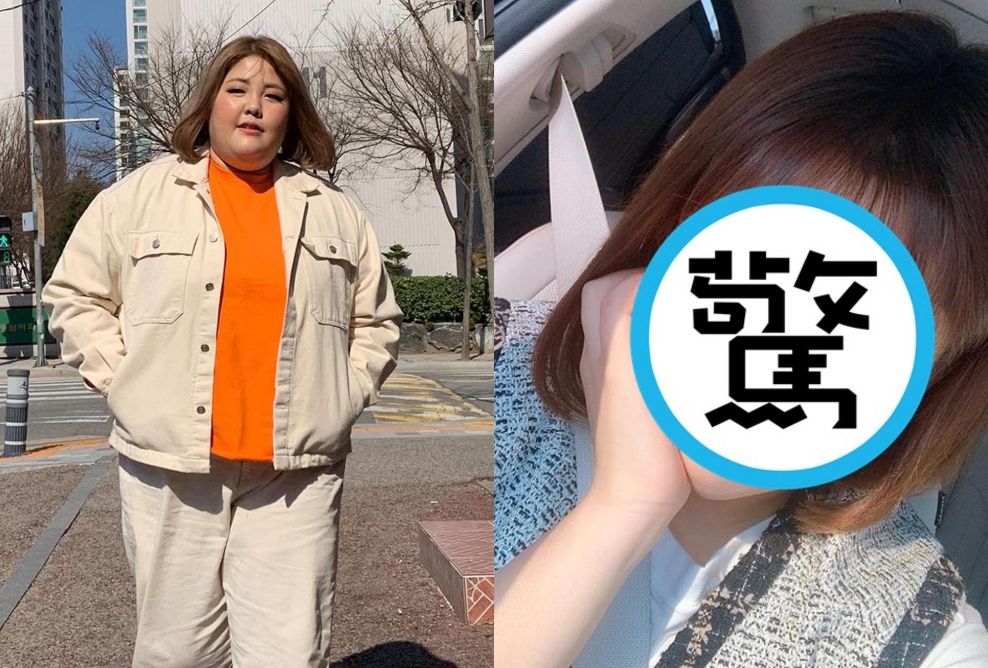 梁秀彬減重45公斤,五官顯得更加精緻。(翻攝自梁秀彬IG)