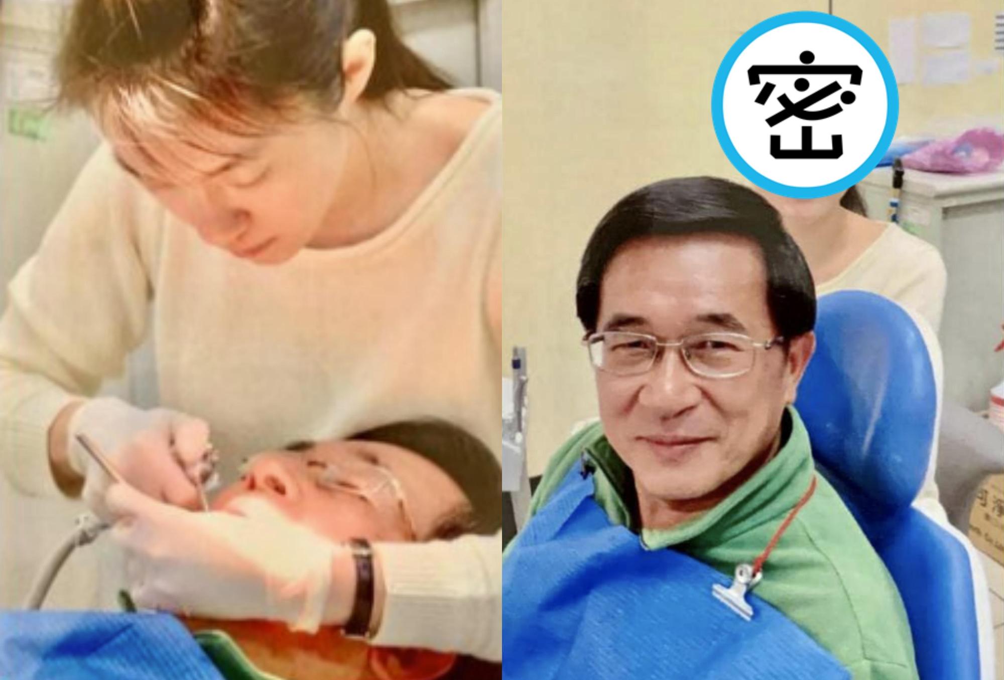 陳水扁曝光女兒陳幸妤的近照,陳幸妤難得在鏡頭前露出燦笑。(翻攝自「陳水扁新勇哥物語」臉書粉專)