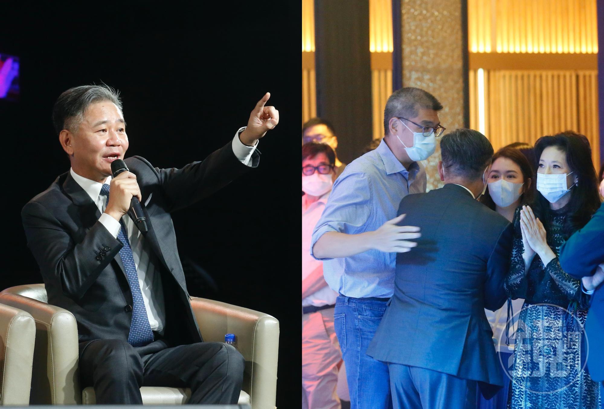 連勝文低調出席101教會，聆聽王文祥談14年官司心路歷程。