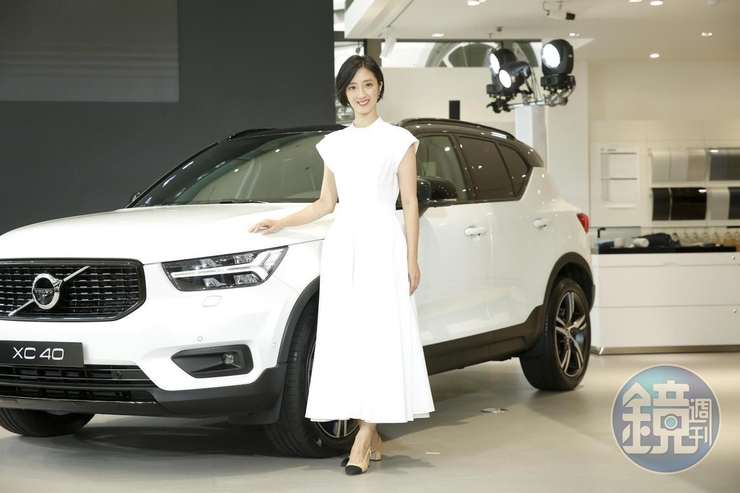桂綸鎂與金馬導演黃信堯合作Volvo XC40形象廣告《讓世界搭上我的節奏》,在記者會上,公布首批訂單完售。