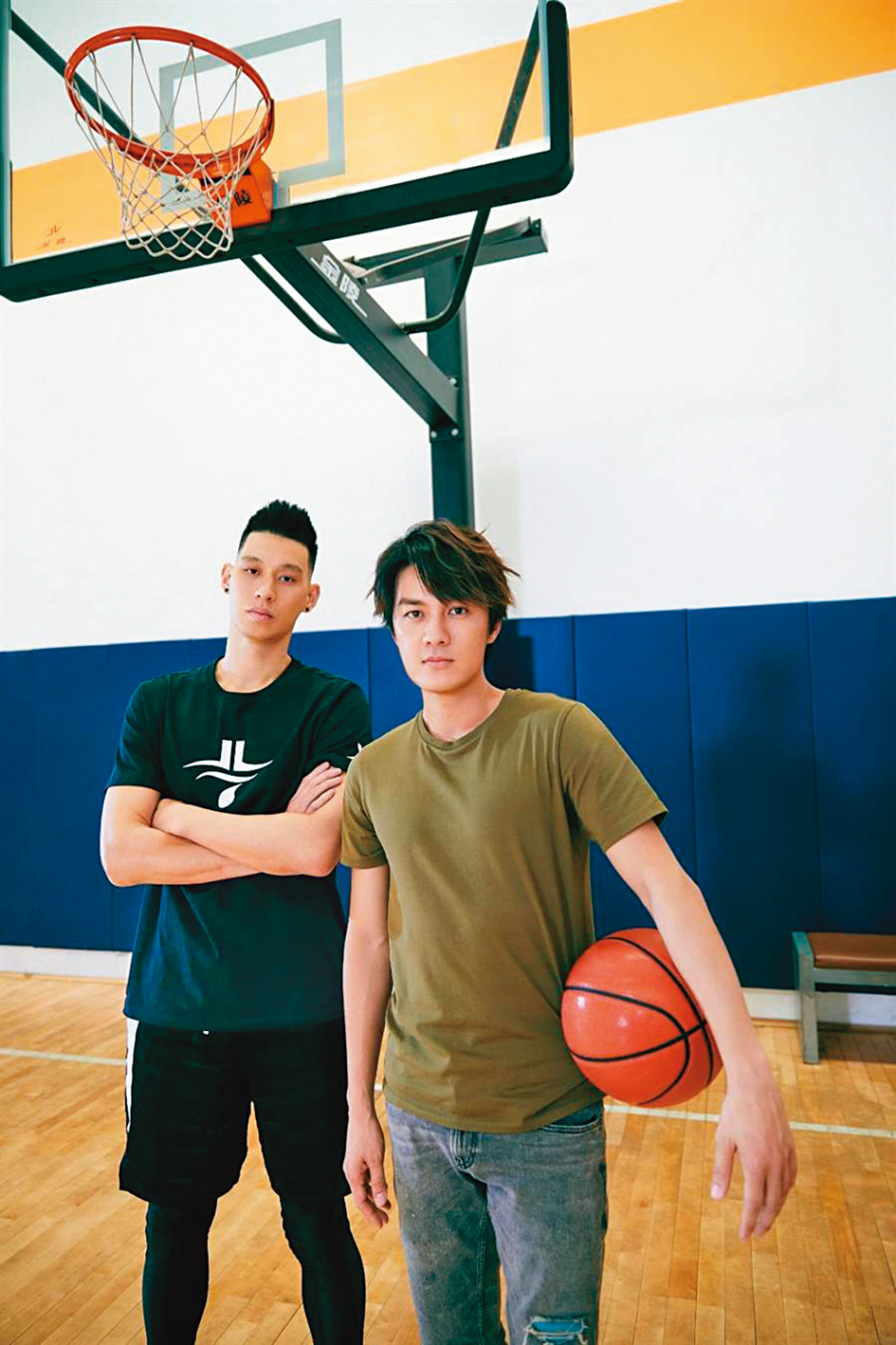 訪問林書豪，吳克群關心的不是彪炳戰績，而是林書豪受過多少傷。（何樂音樂提供）