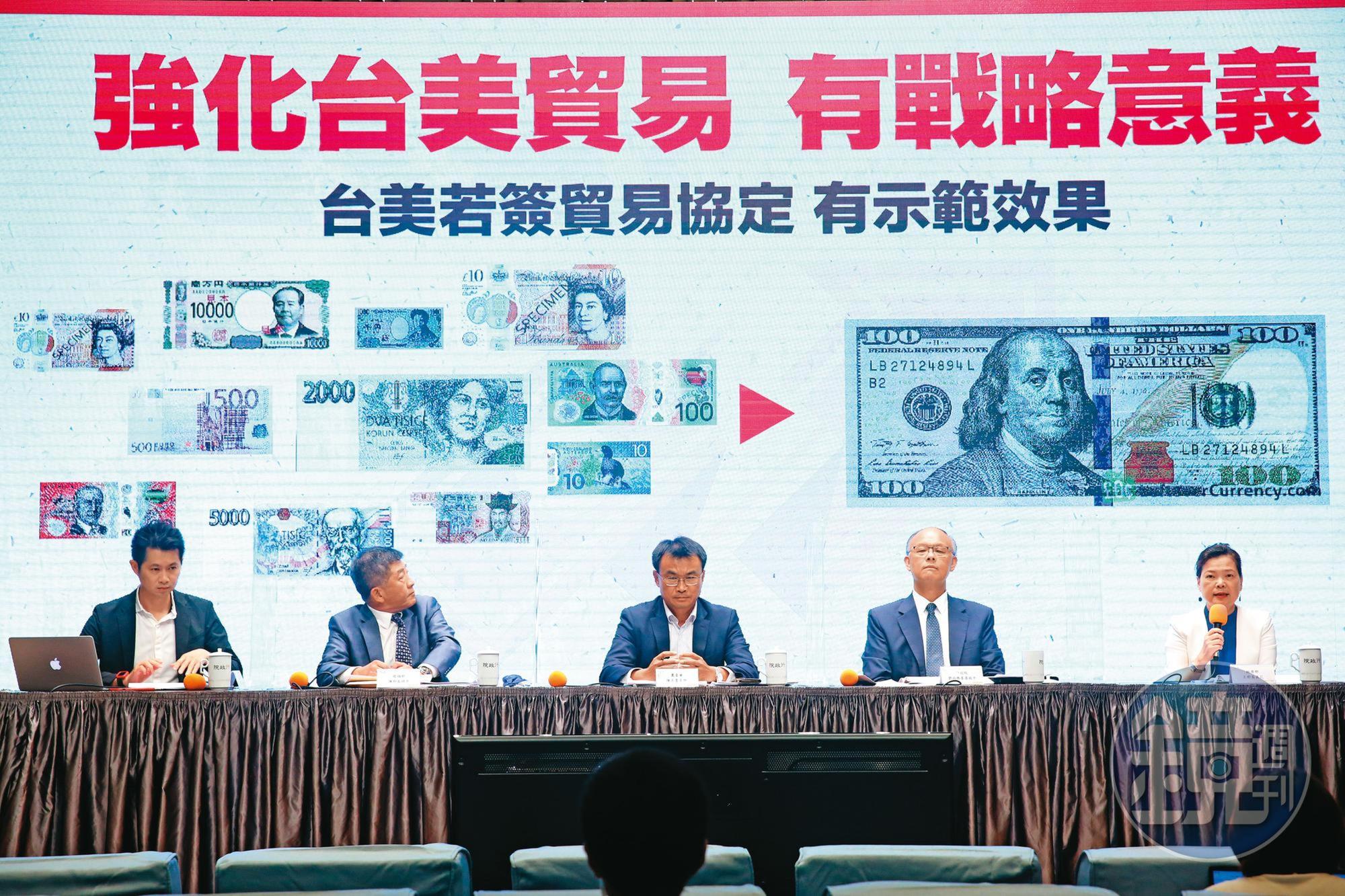 美國豬肉、牛肉就是台美自由貿易協定任督二脈，非得打通了，雙方才可能拉桌子，開談判，邁向締約大道。
