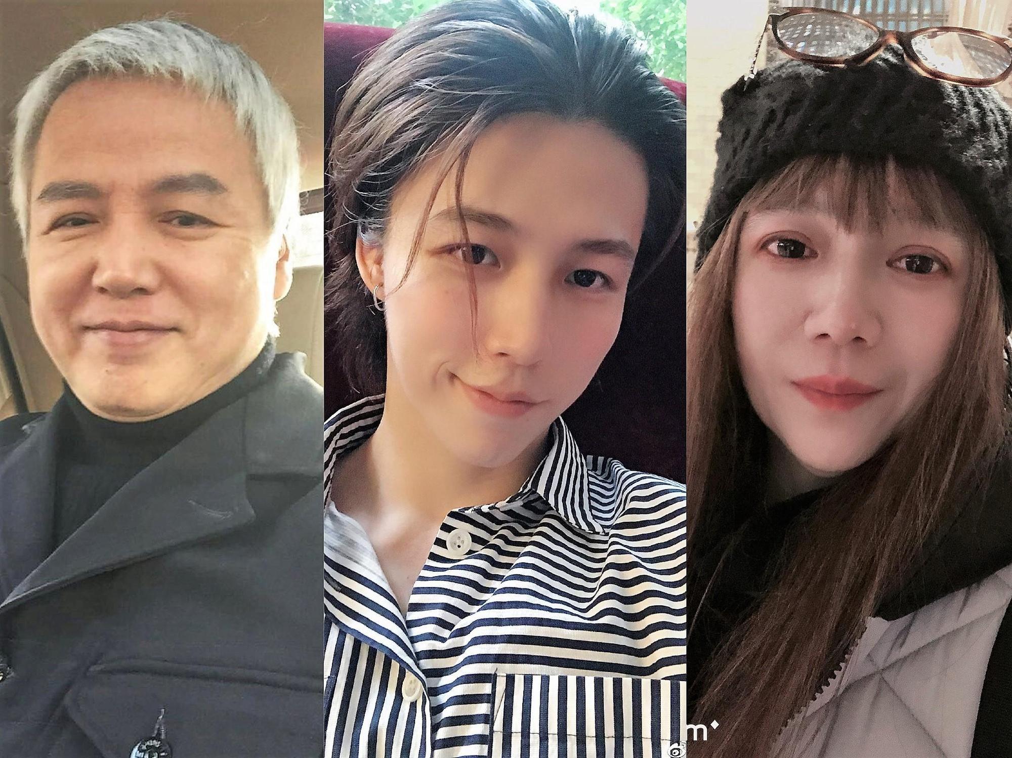 母親曾哲貞怒批父親林瑞陽現任妻子張庭是小三,林禹坦言夾在中間「很為難」。(翻攝自林瑞陽、林禹、曾哲貞微博)
