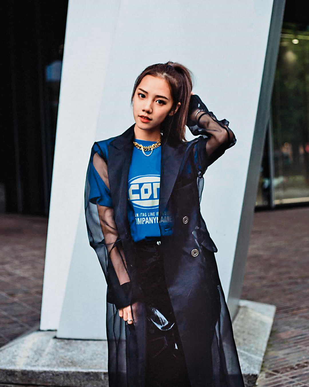 艾比表面上冷豔，但實際上她是個多話女孩。18歲，163公分／44公斤；才藝：電音台式舞曲、性感街舞、韓國、MV舞。（翻攝自艾比IG）