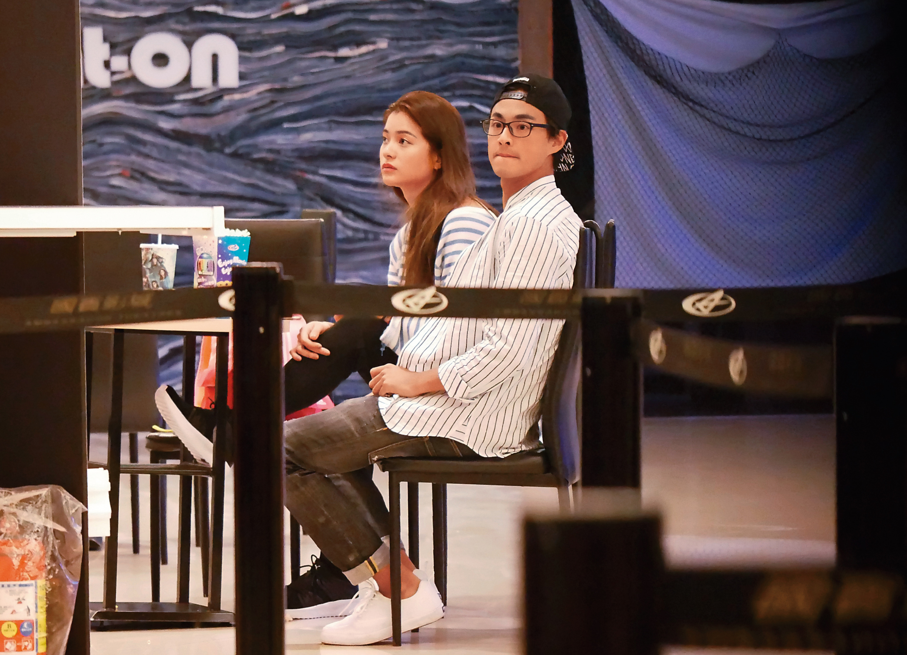 本刊曾經拍過孫其君與林珈安（左）約會的畫面，只是林珈安在2年前和圈外男友已經登記結婚。