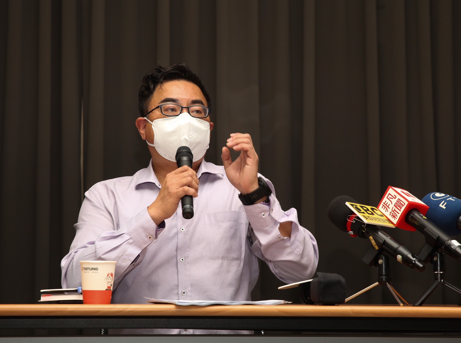 大同公司派今日召開記者會,呼籲經濟部撤銷市場派召集臨股會之處分。