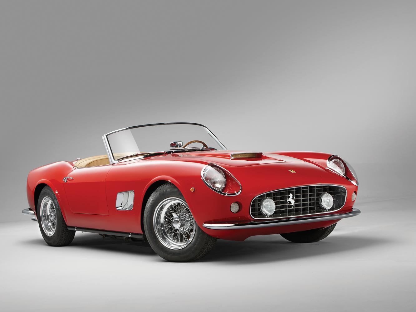 FERRARI 250 GT California擁有FERRARI車系中神話般的地位,並持續在國際拍賣市場上創下破千萬美金的驚人成交價格。