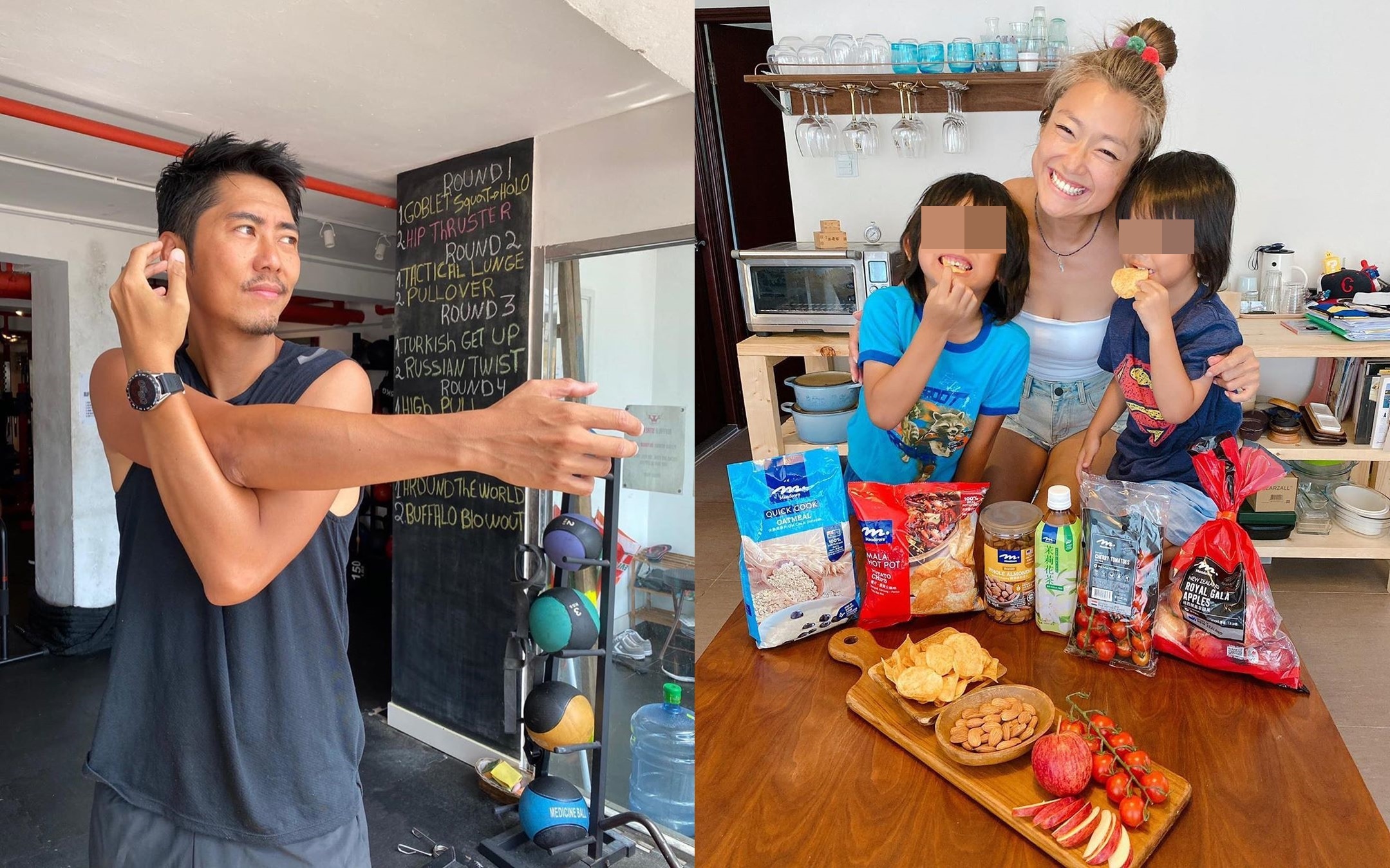 蘇耀宗背著妻子、小孩偷吃小三，然後東窗事發。（翻攝蘇耀宗、陳頴楠IG）