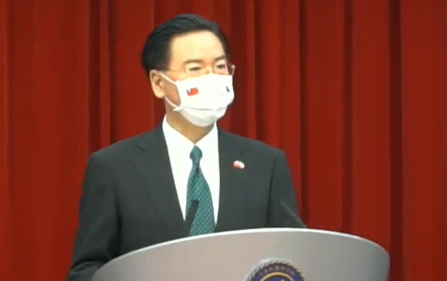吳釗燮表示,台灣總統及國會都是民選,種種皆證明為一個實質的國家。(翻攝自外交部臉書)