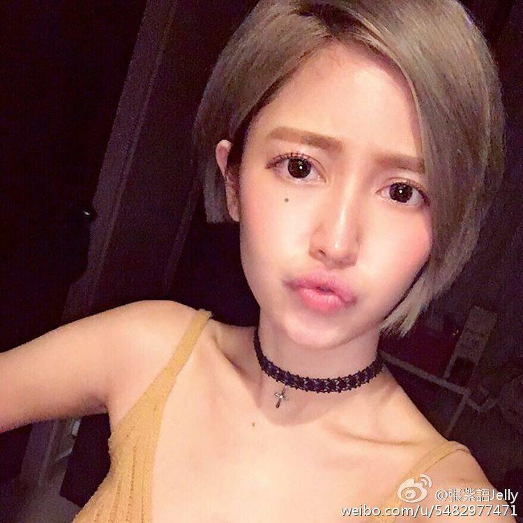 疑是小四的藝人張紫語,把個人社交網站關掉。(翻攝張紫語微博)