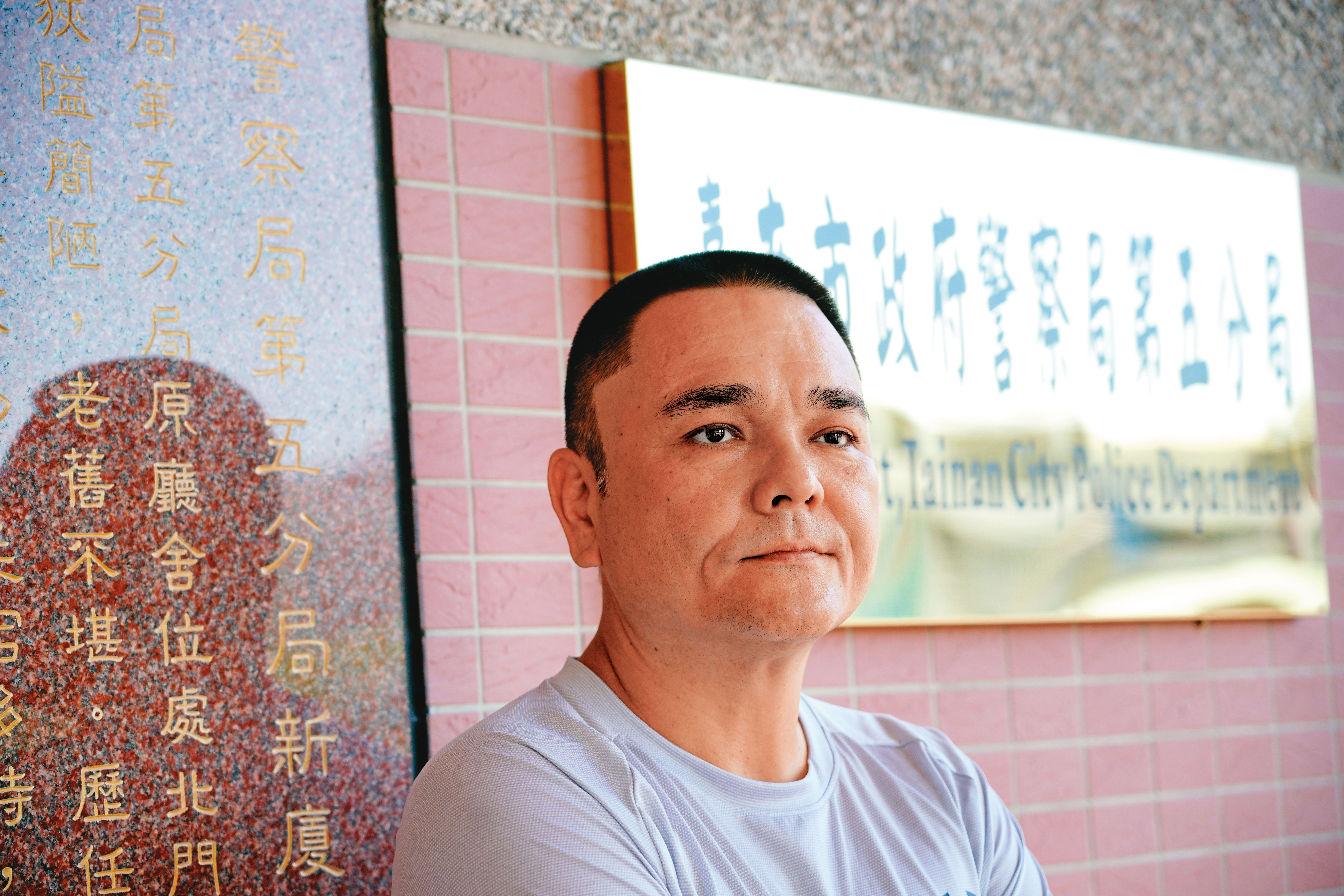 台南市警局五分局小隊長趙健平回憶命案偵辦過程,心情仍很激動。