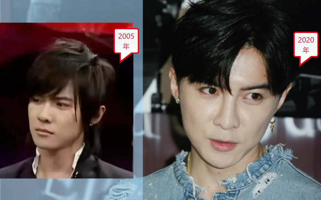 唐禹哲（左圖）出道時被譽為世紀美少年，今年他返台接演偶像劇並發表新歌，長相也變了（右圖）？（翻攝自《終極一班》、陳仁萱攝）