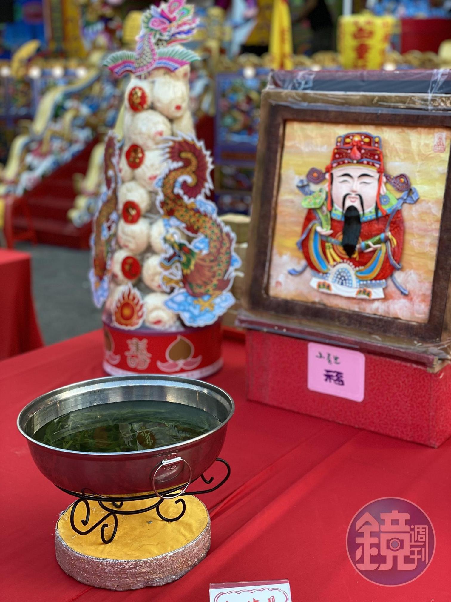 空心菜湯表示「有心拜你，無心留你」的意思。