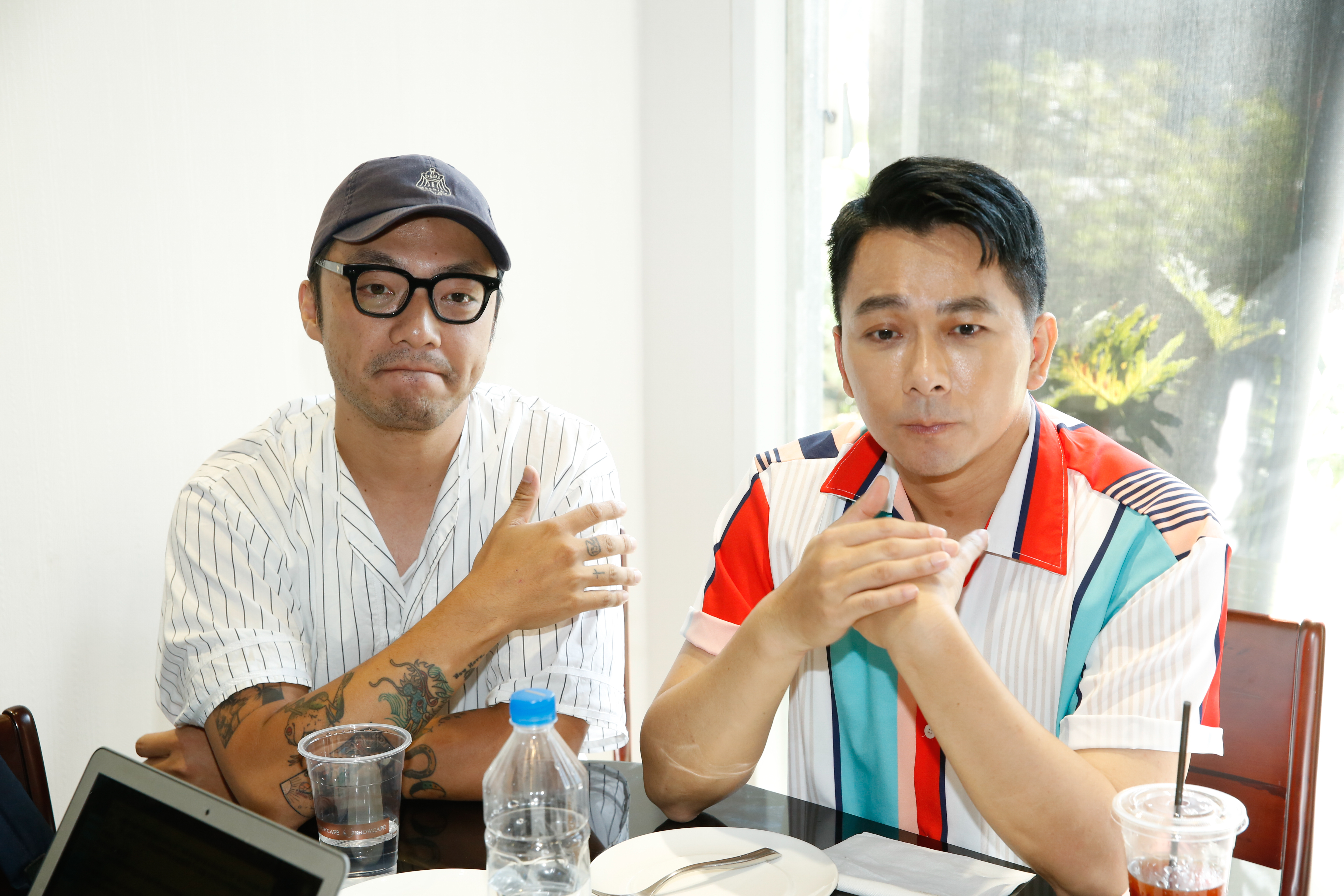 導演簡學彬（左）、原著作者肆一分享他們在映後發現粉絲的各種面貌。