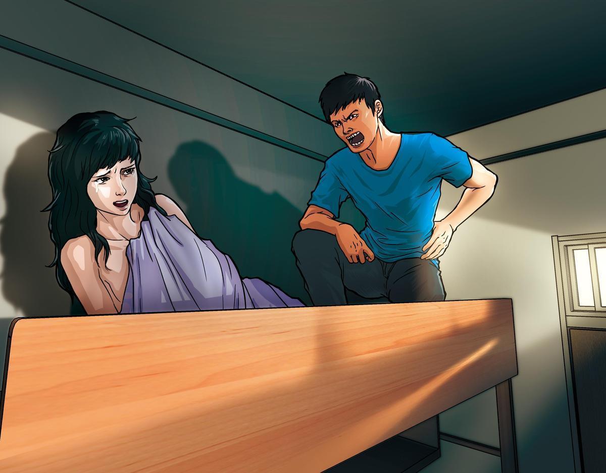小玉控訴,謝男會要求她同住男生宿舍,還拿走她的衣物,防止她逃跑,形同軟禁,時間長達1個月。