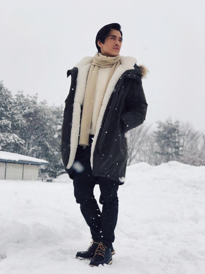 Gino自曝當年為了爭取主持機會，在零下28度的氣溫下跳松花江，讓他差點命都沒了。（翻攝自Gino臉書）