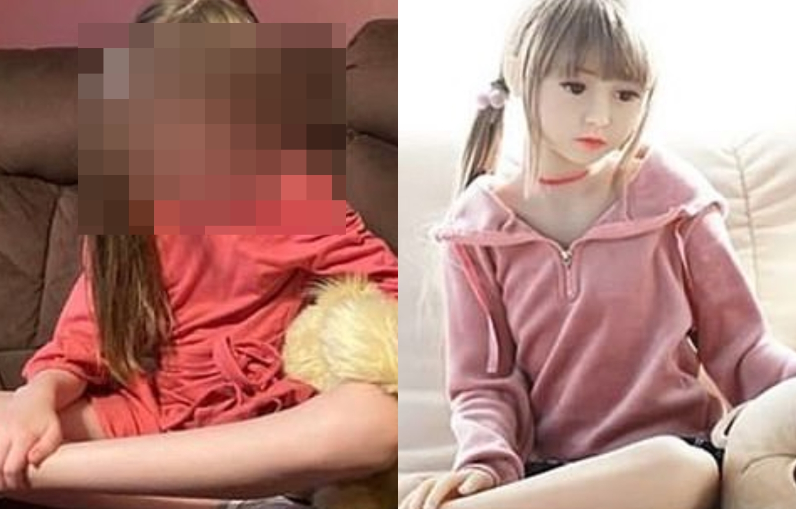 特麗女兒凱特的萌照被不肖業者拿去製造兒童情趣娃娃。（翻攝自推特）