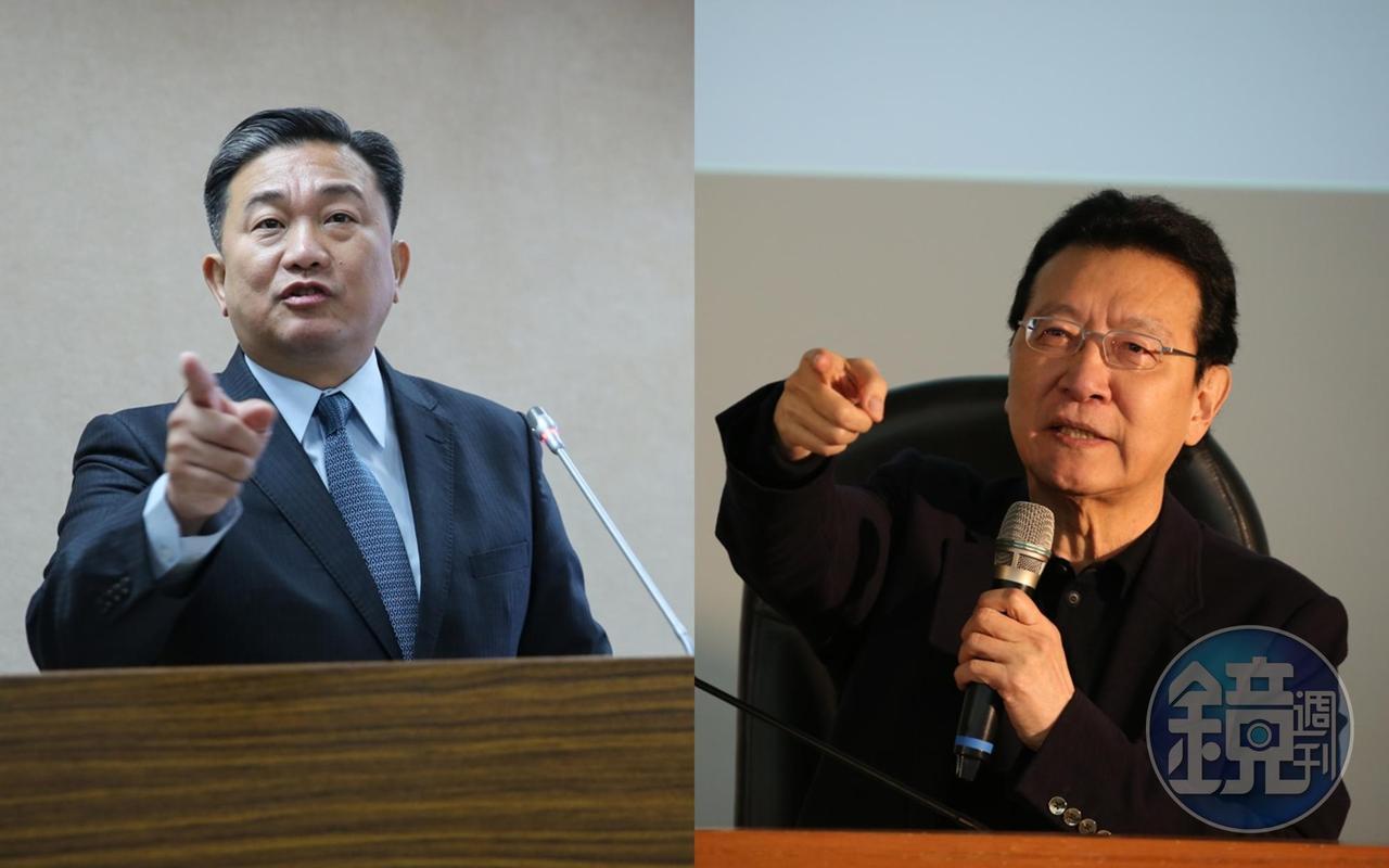 柯文哲「美豬最後是窮人在吃」一說引發爭議,王定宇(左)、趙少康(右)隔空對嗆。(本刊資料照)