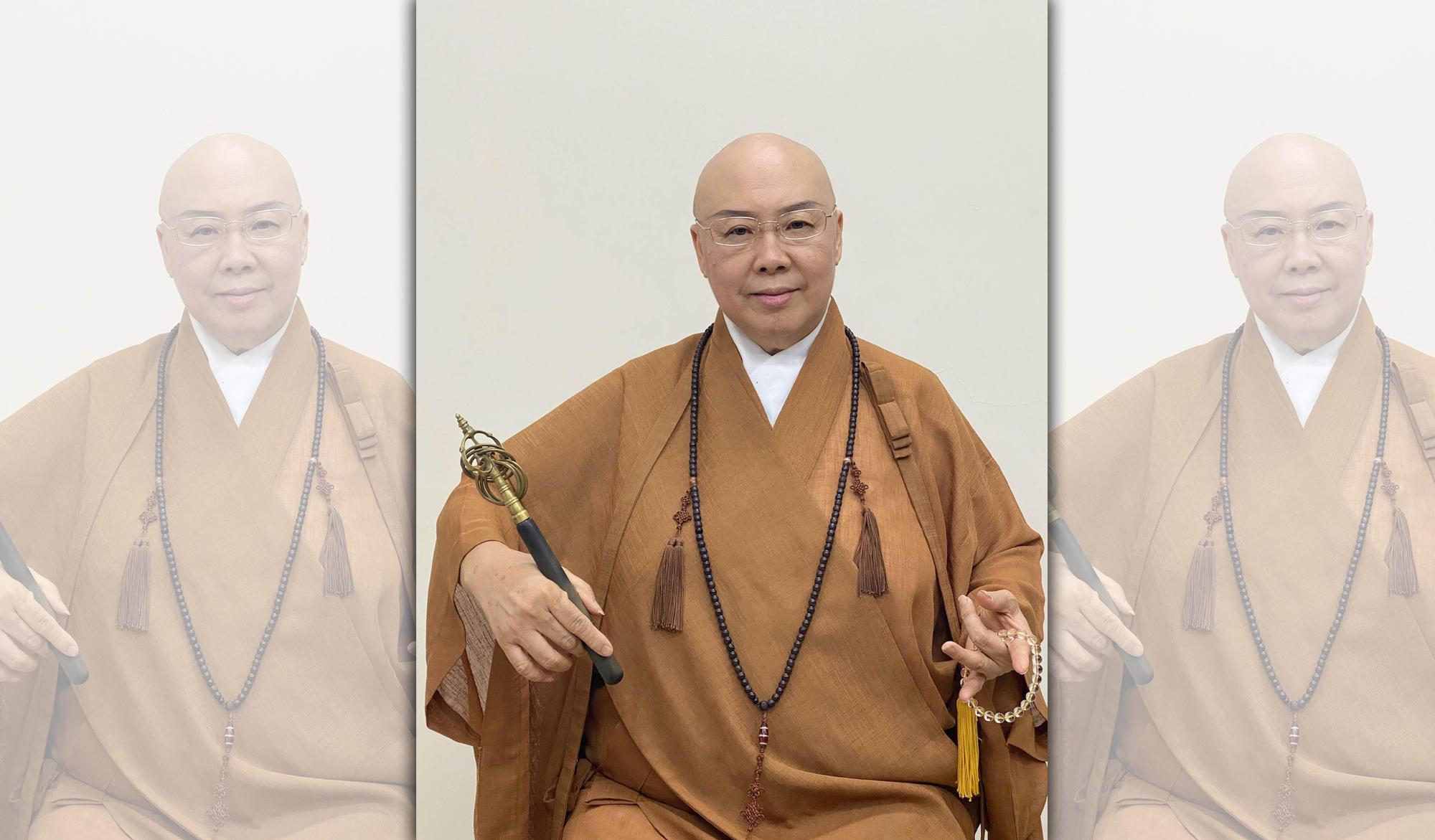 曾被封為「一代妖姬」的費貞綾,當紅時選擇出家,今年竟爆出遭女信徒騙走8000萬元。(翻攝自恆述法師臉書)