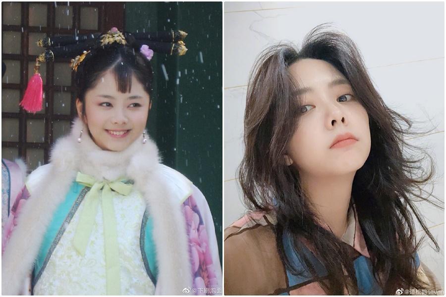 譚松韻的母親在前年底遭酒駕男撞死，而肇事者竟是她的小學同學。（翻攝自下劇泡面、譚松韻微博）  