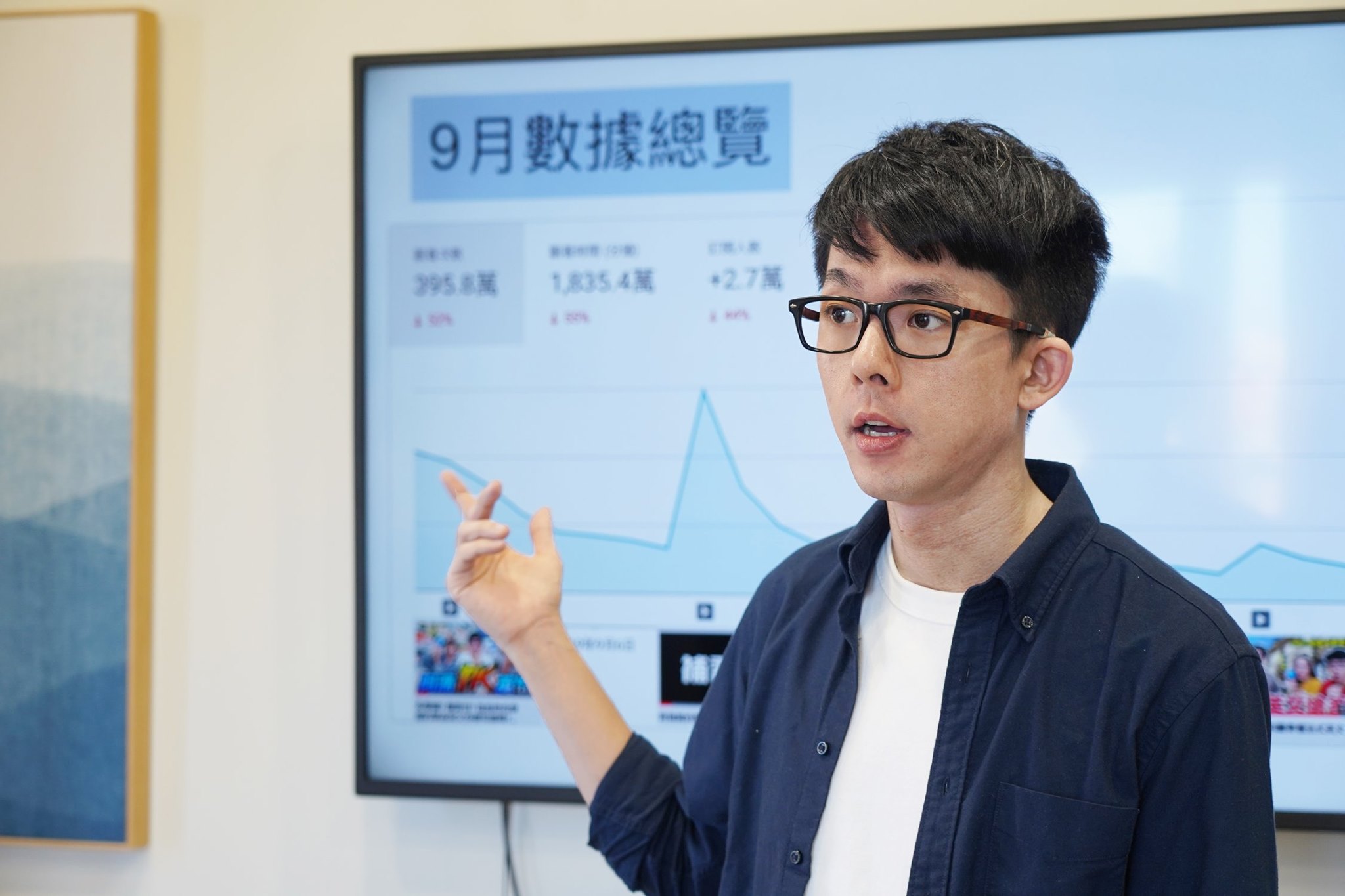 百萬級Youtuber阿滴近來曝光公司月收。（翻攝自阿滴英文臉書）