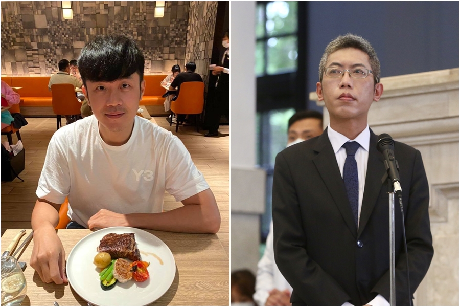 丁允恭渣男行徑曝光，陳嘉行怒批他：「管好自己老二很難嗎？你知道亂幹會害到民進黨嗎！」（左圖翻攝自陳嘉行臉書）