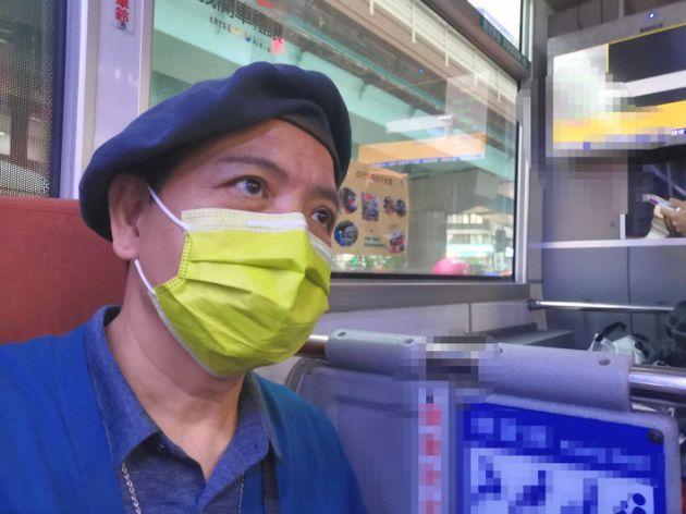 陳凱倫在臉書撻伐遵守防疫規定的公車司機,事後遭網友砲轟悄悄刪文。(翻攝自陳凱倫臉書)