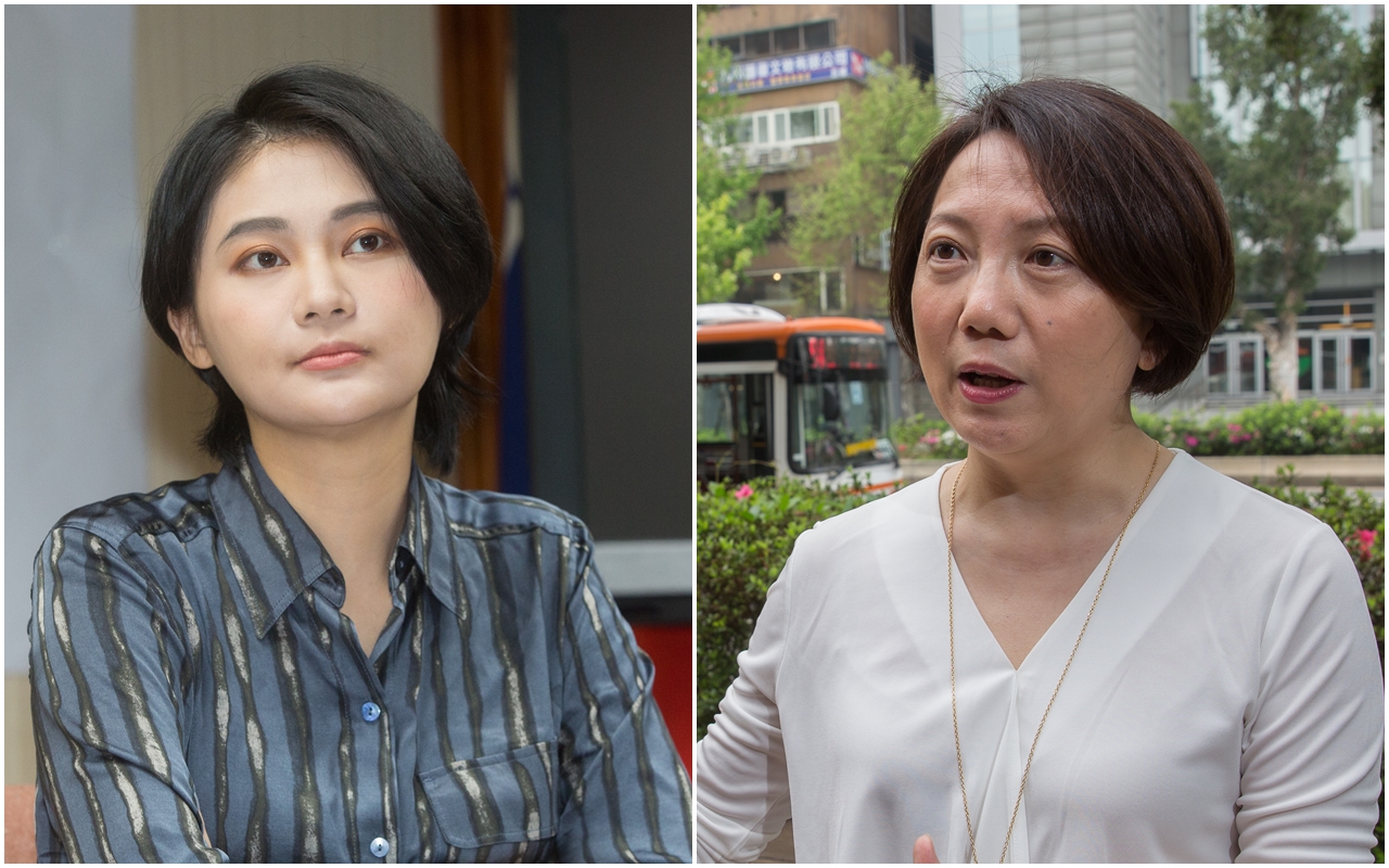 范雲（右）po文回應丁允恭事件，賴品妤（左）在底下留言區回應「性教育真的非常重要！」卻反遭許多網友砲轟攻擊。（本刊資料照）