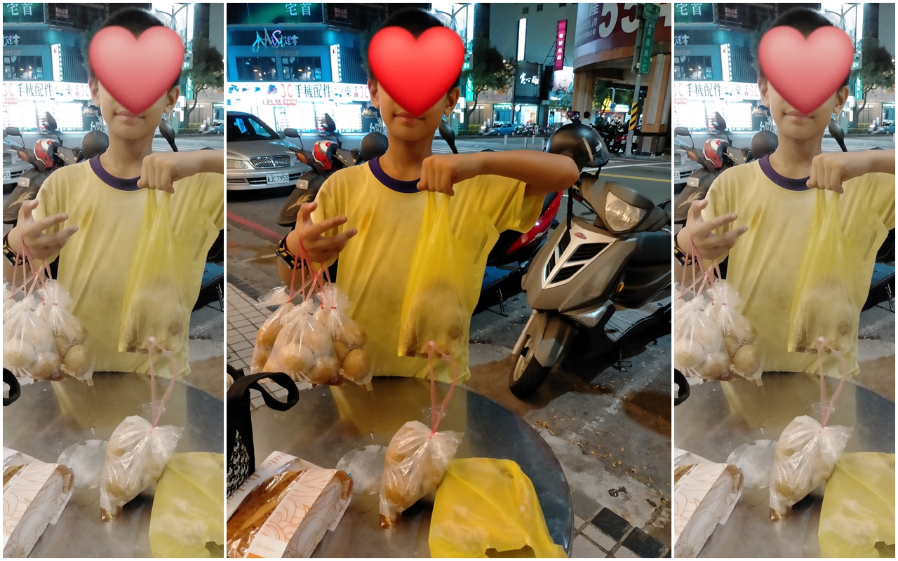 高雄一名小男孩經常在路上叫賣，沒想到他的處境卻讓許多網友相當揪心。（翻攝自爆廢公社）