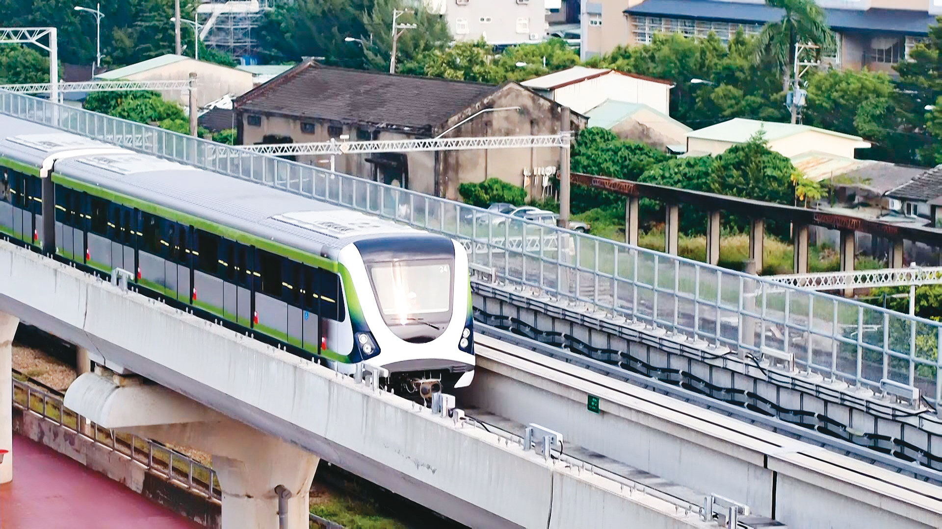 台中捷運綠線已通過初勘,即將履勘,可望在耶誕節前通車。(台中捷運局提供)