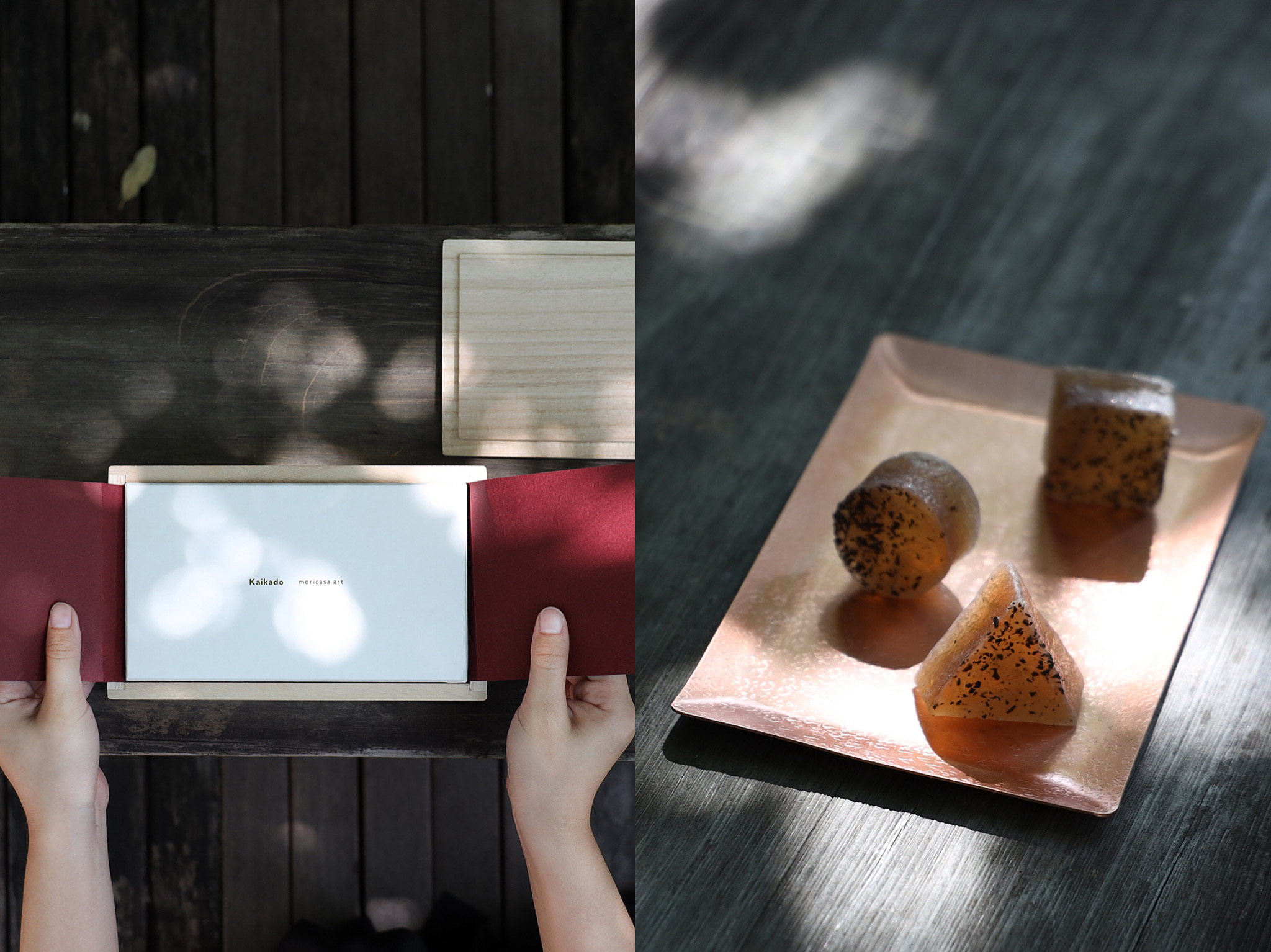 森/CASA與京都開化堂聯名推出「月影」中秋限量禮盒。（森/CASA提供）