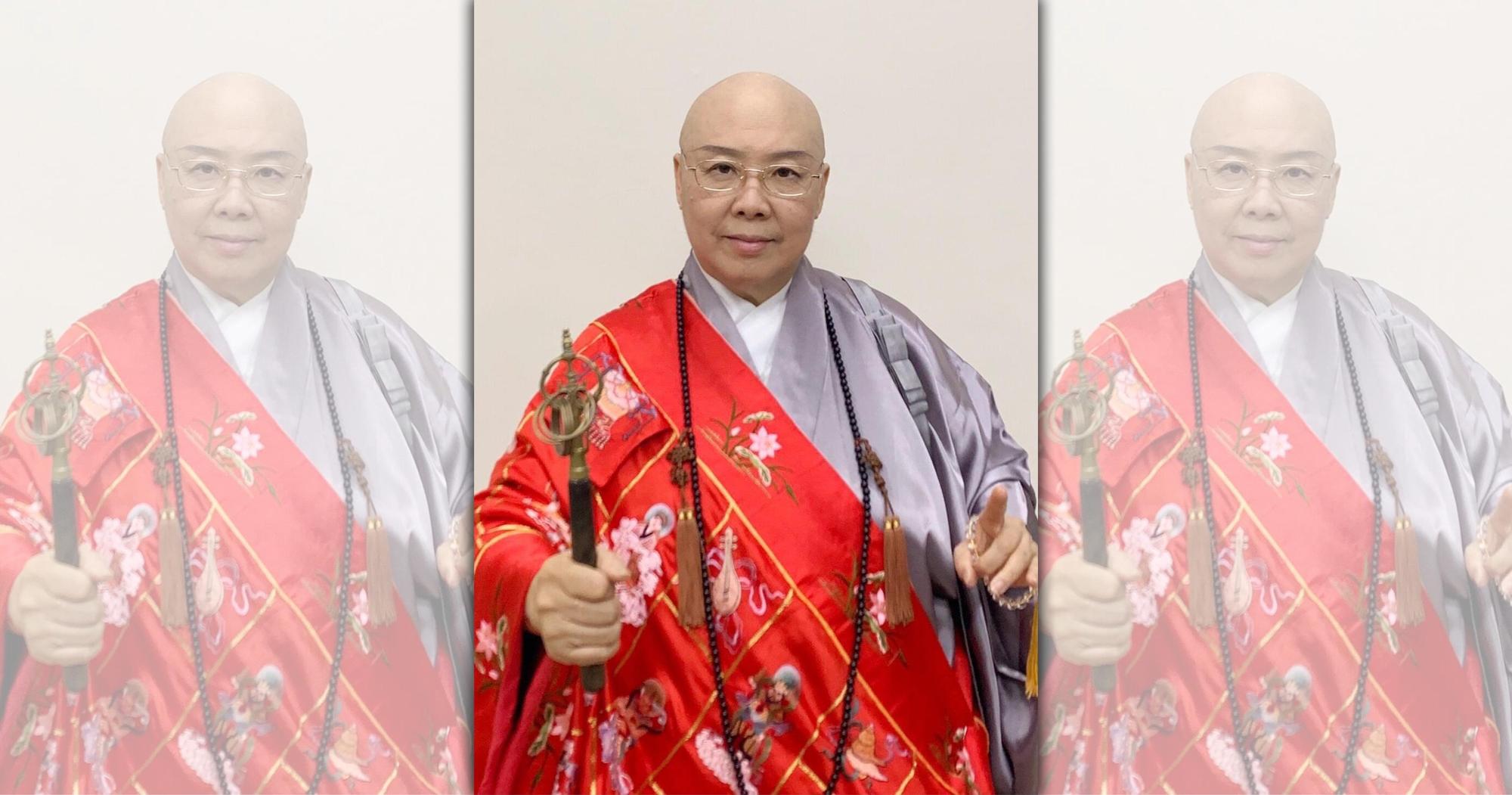 恆述法師(費貞綾)復出,大爆家庭祕辛。(翻攝自恆述法師臉書)