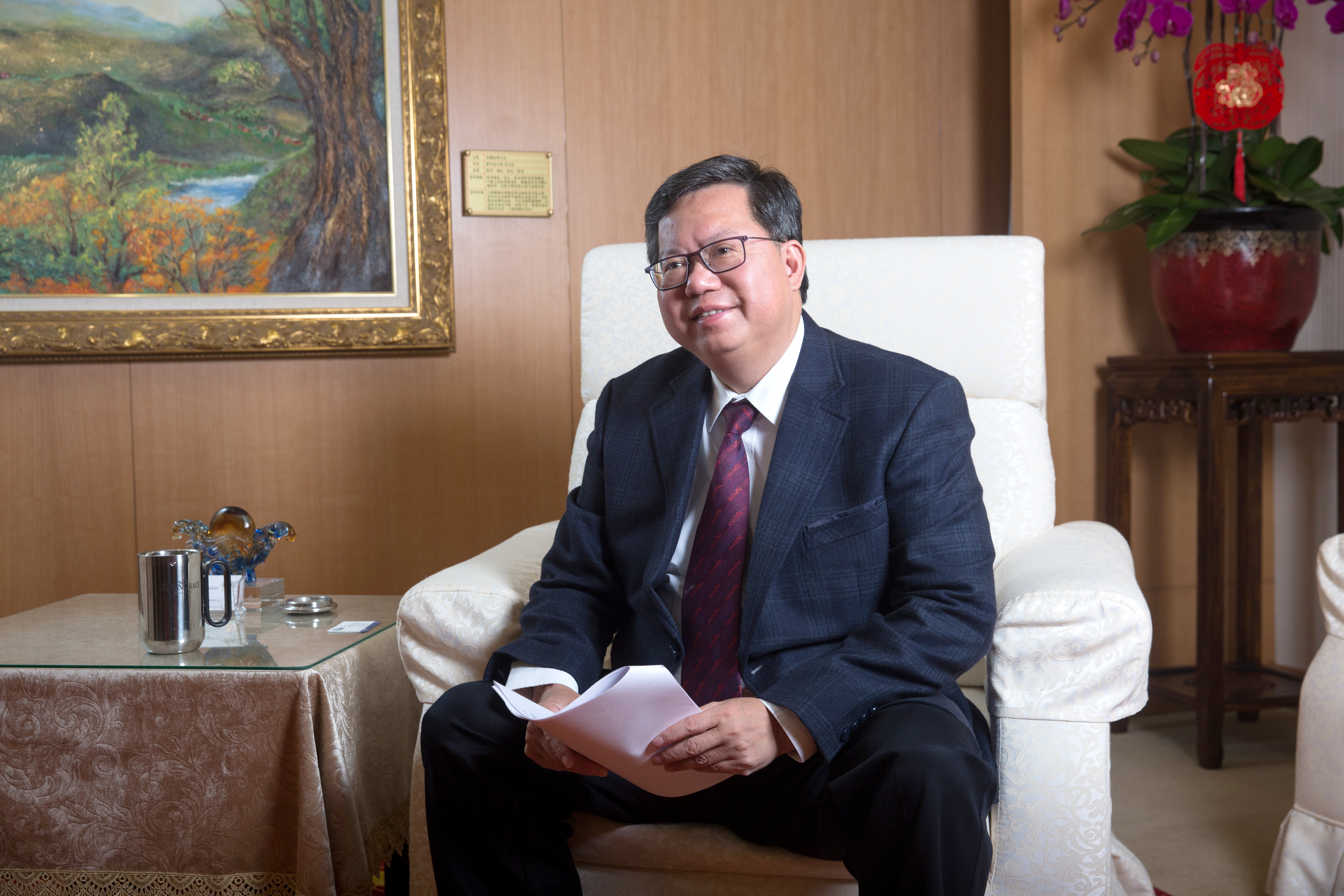 鄭文燦被網紅娘娘問到「有沒有想當總統？」他坦言心裡確實有想過，「但是我知道大部份的夢想都無法實現，所以乾脆就不要想。」（本刊資料照）