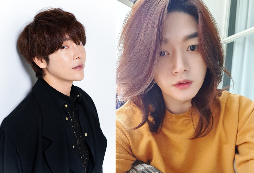 韓國男團超新星兩名成員鄭允鶴（右）與金成帝承認在菲律賓賭場賭博。（網路圖片）