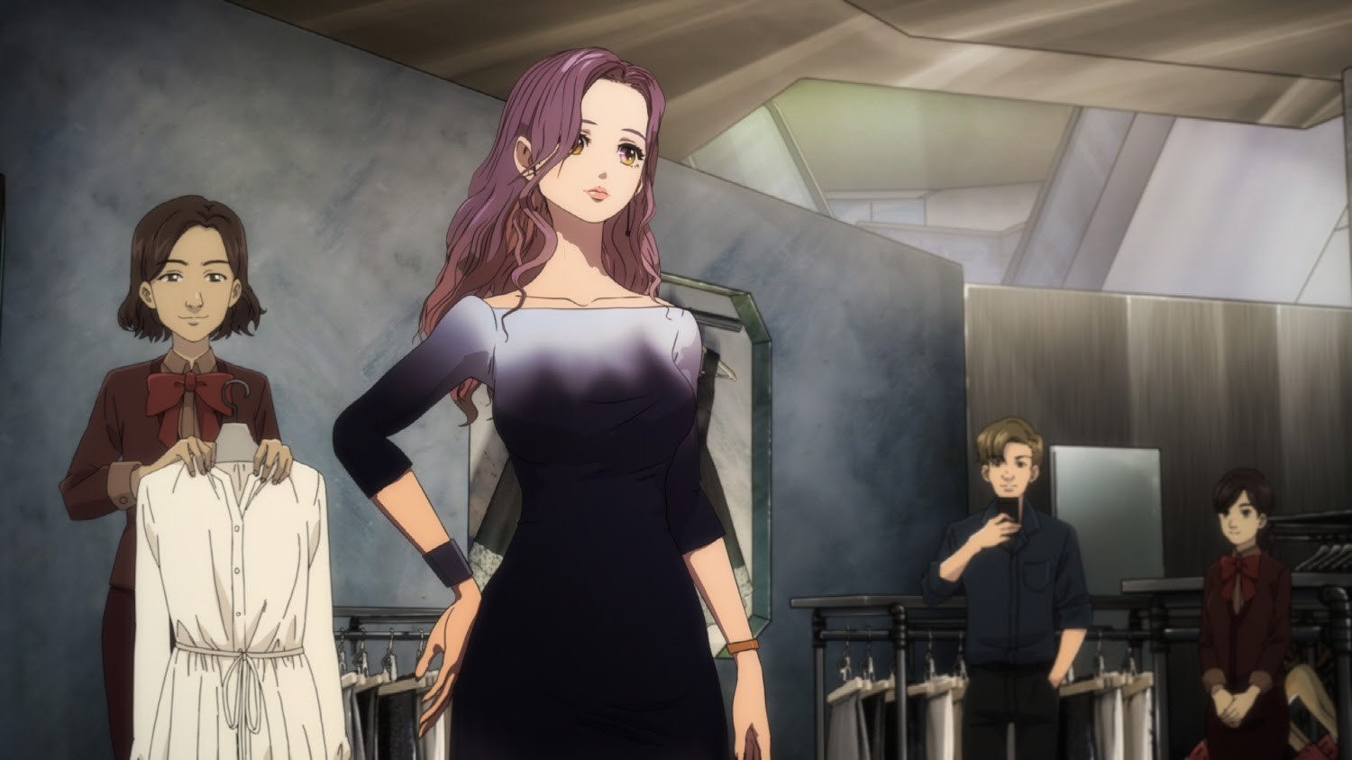 《整容液》中女主角「藝知」使用整容液後成為女神，走到哪都是目光焦點。（采昌國際多媒體提供）