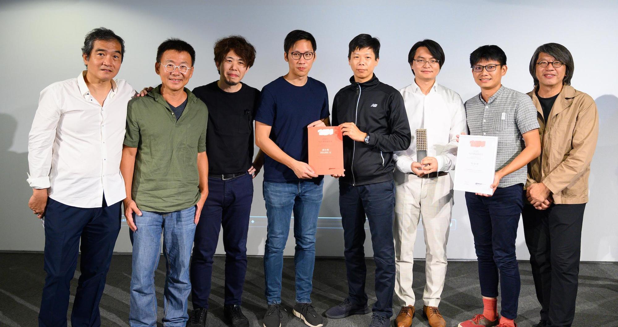 第五屆ADA新銳建築獎特別獎得主:吳承軒、沈弘軒、魏子鈞建築師。(台北市建築世代會提供)
